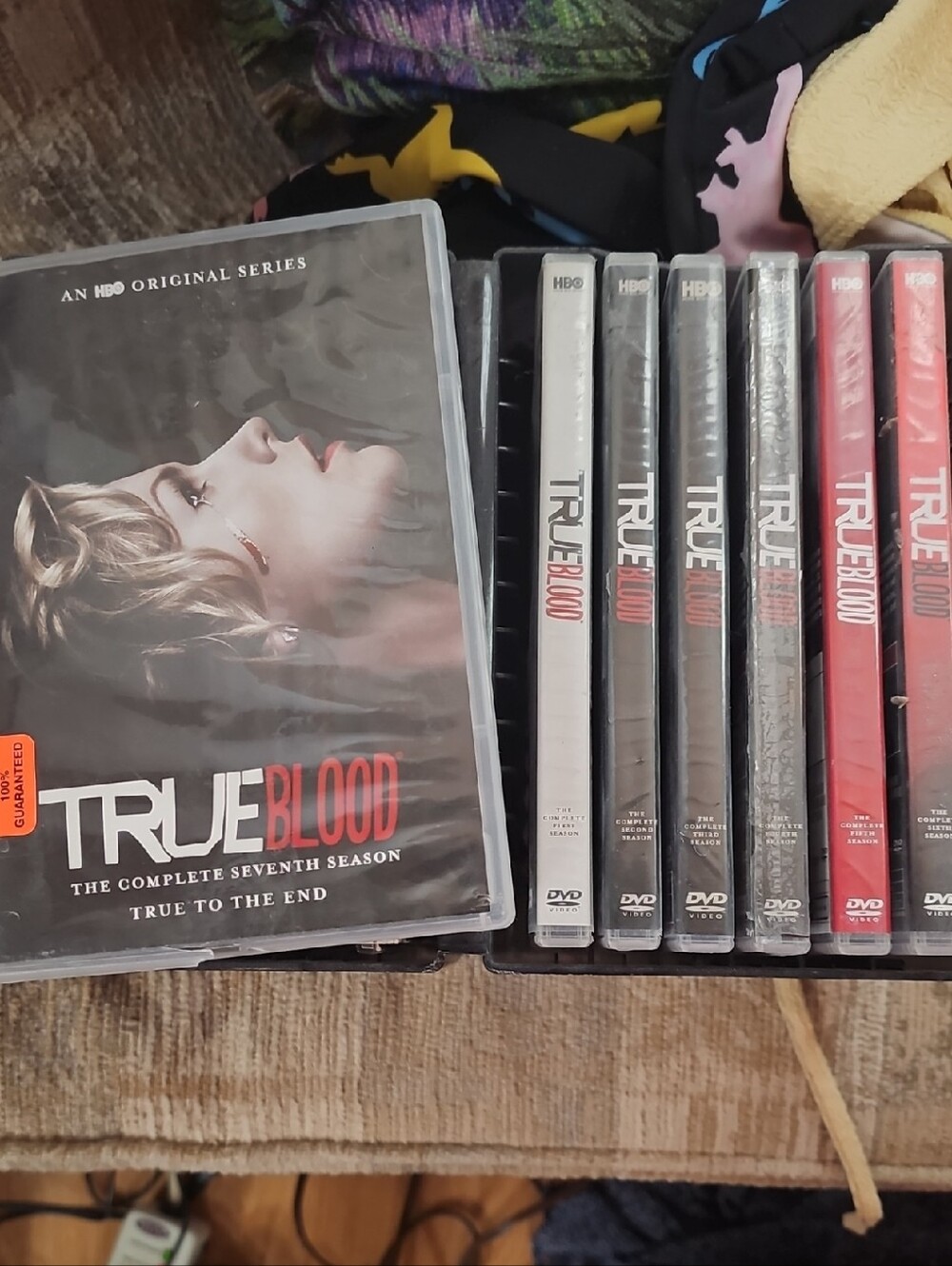 True Blood DVD Complete Series Set - Black & Red